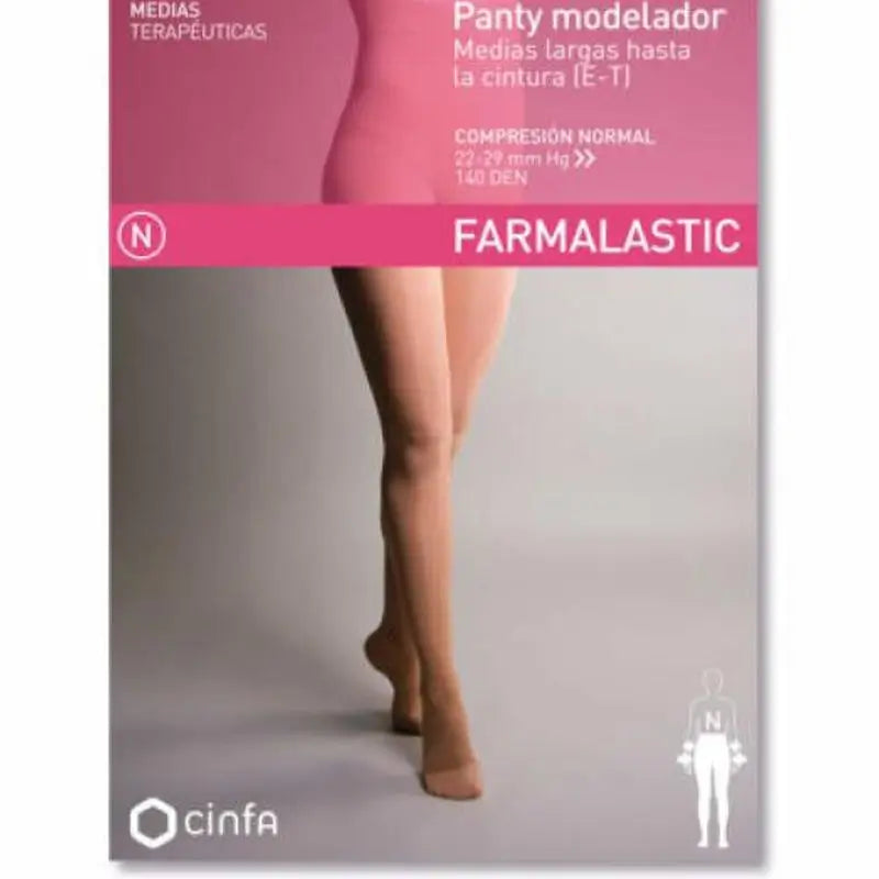 Farmalastic Normal Compression Panty With Shaper Extra Large Size Black Colour