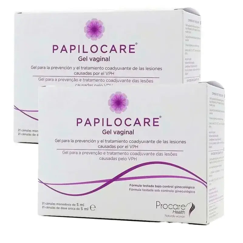 Papilocare Vaginal Gel Pack 2 x 21 Kanülen De 5 Ml