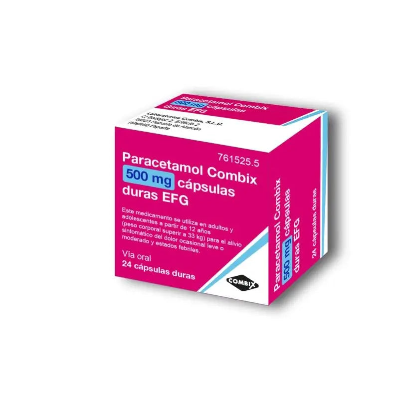 Combix Paracetamol Efg 500 mg, 24 Kapseln