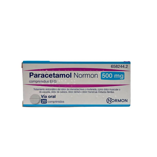 Paracetamol Normon EFG 500 mg, 20 Tabletten