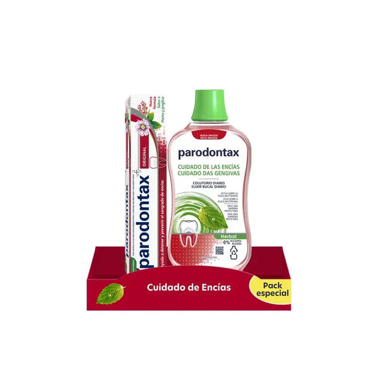 Parodontax Herbal Gum Care Pack (Zahnpasta + Mundspülung)