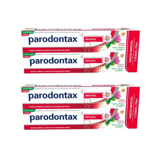 Parodontax Kräuterpaste Originalpackung 4 x 75 ml