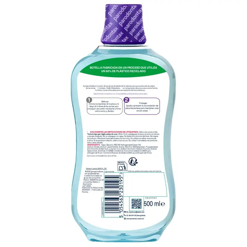 Parodontax Stärkt & Schützt Mundwasser , 500 ml