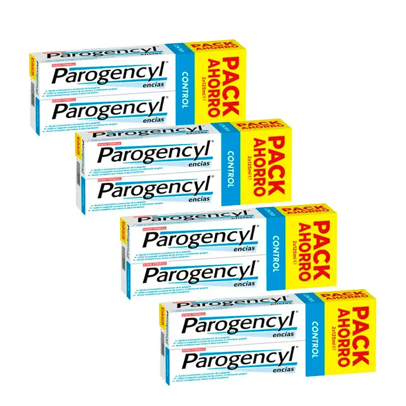 Parogencyl Duplo Control, Packung 4 x 2x125 ml