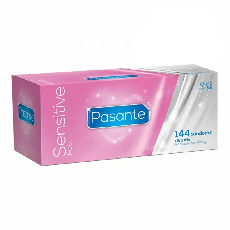 Pasante Kondom Sensitive Pouch, 144 Stück