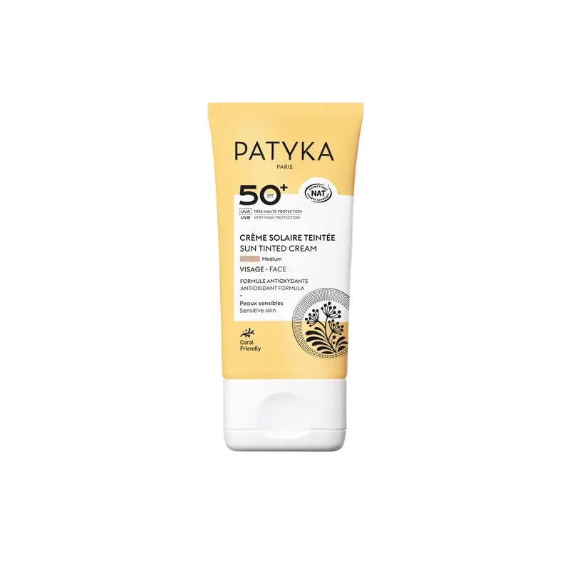 Patyka Farbige Sonnencreme für das Gesicht Spf50 - Medium, 40 ml