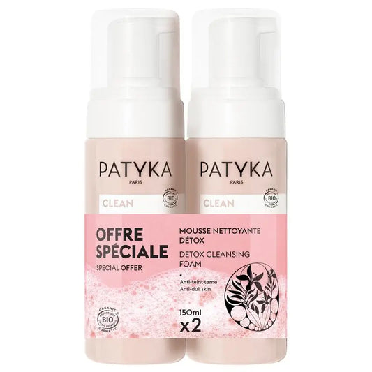 Patyka Entgiftender Reinigungsschaum Duo, 150 ml +150 ml