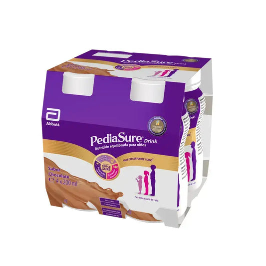 Pediasure Trinkschokolade Kinder, 4 Flaschen x 220 ml