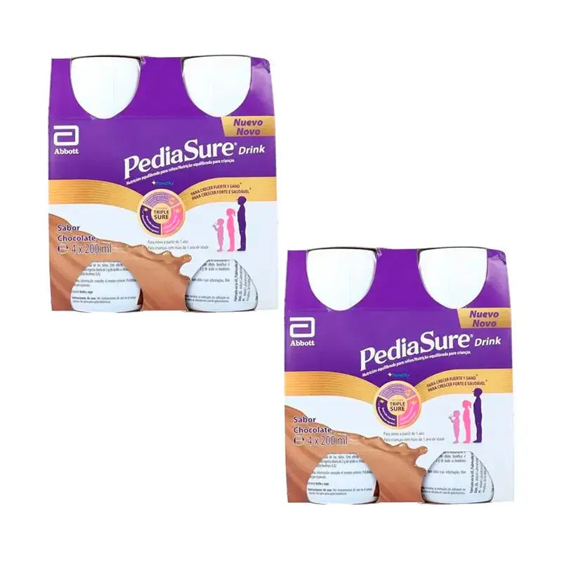 Pediasure Drink Schokolade Kinder, 4 Flaschen x 220 ml Pack 2