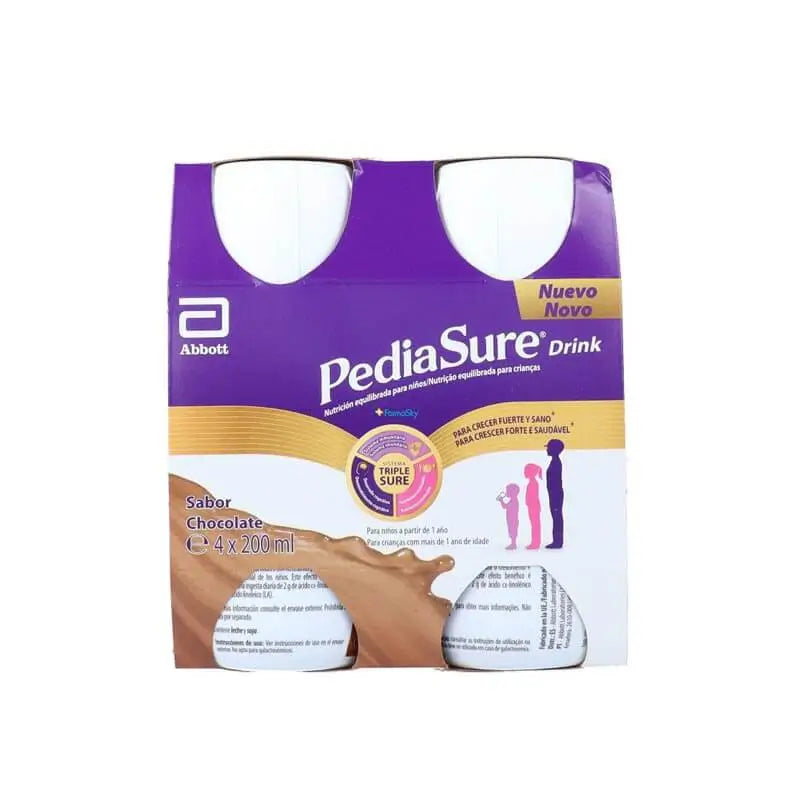 Pediasure Drink Chocolate 4 Bottles x 200 ml