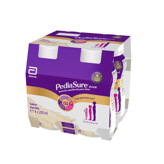 Pediasure Drink Vanille Kinder, 4 Flaschen x 220 ml