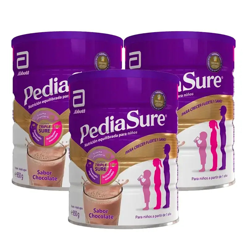 Pediasure Schokoladengeschmack Dosenpackung 3 x 850 Gramm