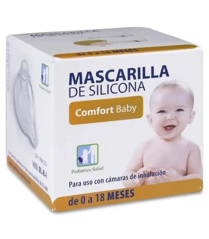 Pädiatrie Gesundheit Silikon Inhalation Maske 0-18 Monate