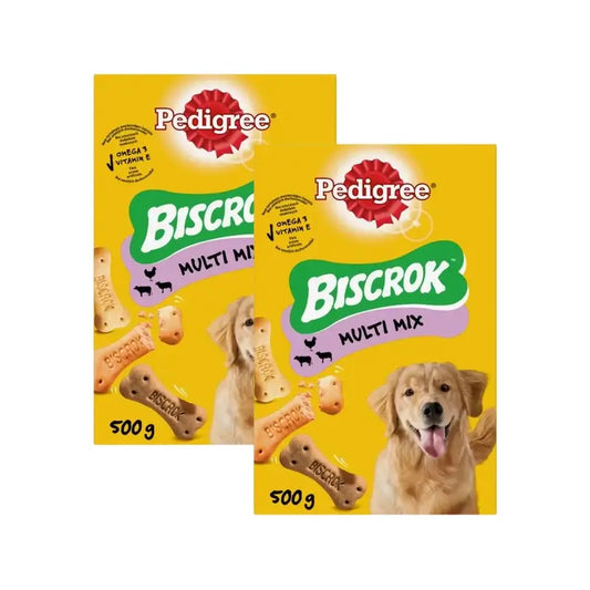 Pedigree Biscrok Kekse Schachtel, 2X500 Gr
