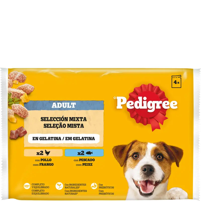 Pedigree Sachets 4Pack Huhn & Lamm 13X4X100