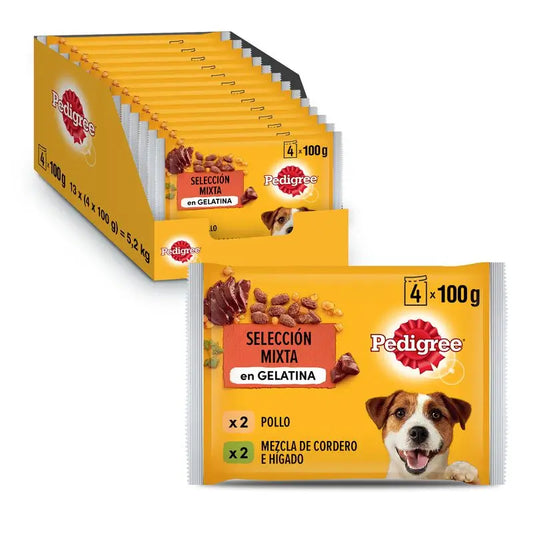 Pedigree Sachets 4Pack Huhn & Lamm 13X4X100