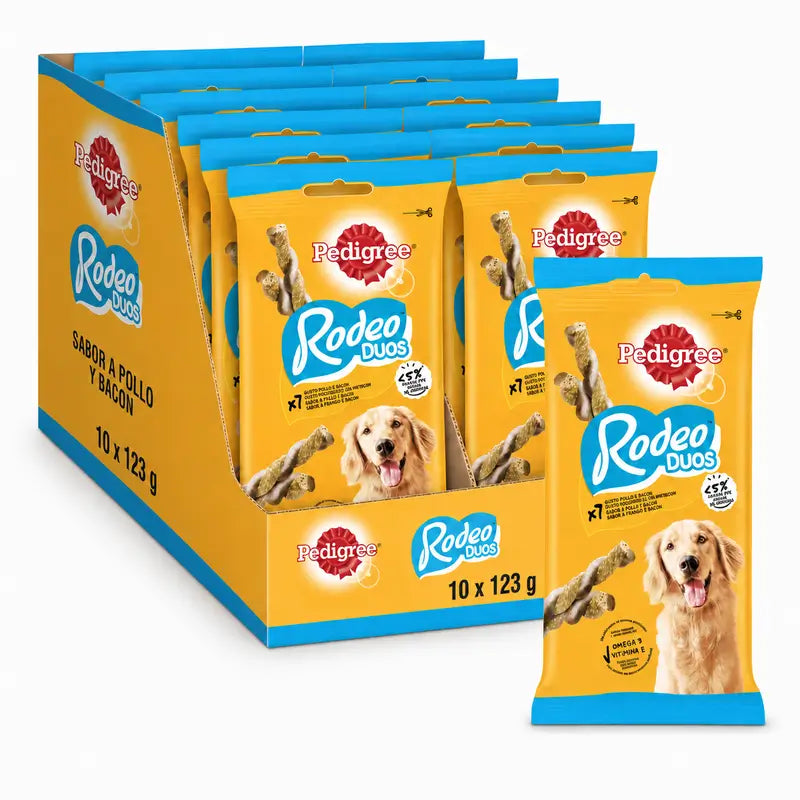 Pedigree Rodeo Duo Speck & Huhn 10X123Gr