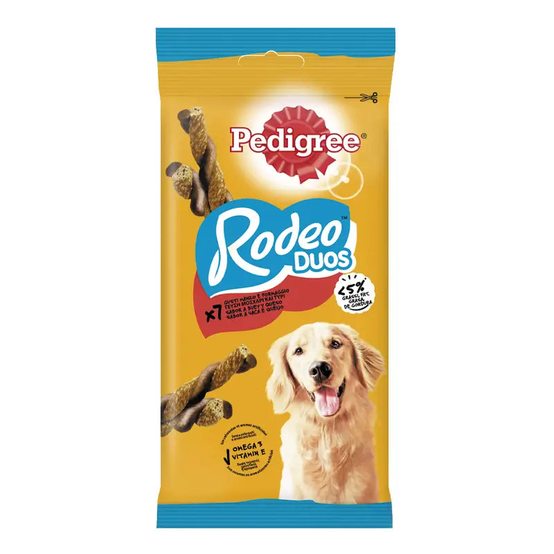 Pedigree Rodeo Duos Käse & Rindfleisch 10X123Gr