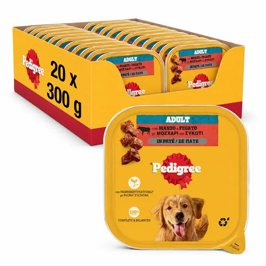 Pedigree Rindfleisch Livery Portion Box 20X300Gr