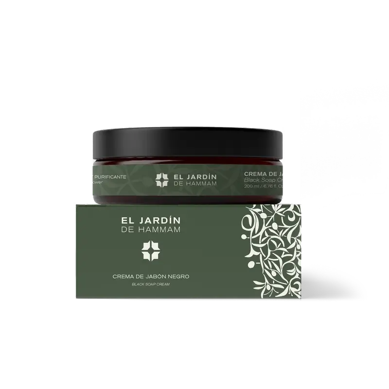 Hammam Garden Schwarze Seife Creme, 200 ml