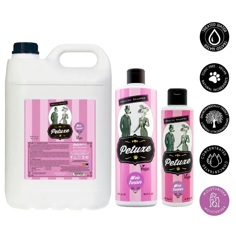 Petuxe Feuchtigkeitsshampoo für langes & glattes Haar 200 ml