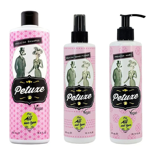 Petuxe All Breeds Pack (Shampoo + Maske + Conditioner)
