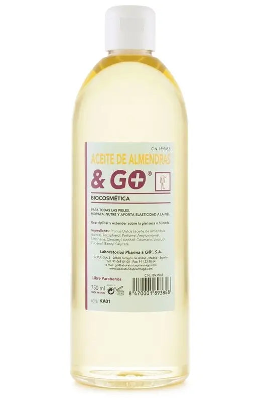 Pharma & Go Süßmandelöl 750Ml.