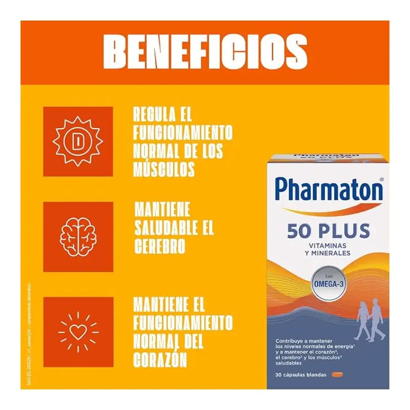 Pharmaton 50 Plus 30 Kapseln