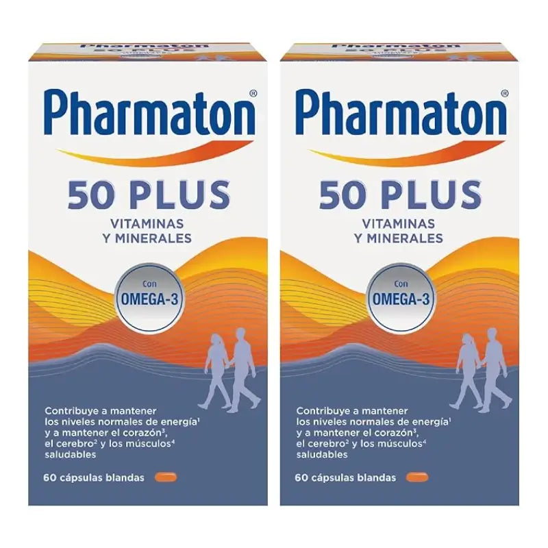 Pharmaton 50 Plus Multivitaminpräparat, 120 Kapseln