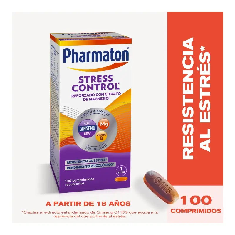 Pharmaton Stress Control Multivitamin, 100 Tabletten