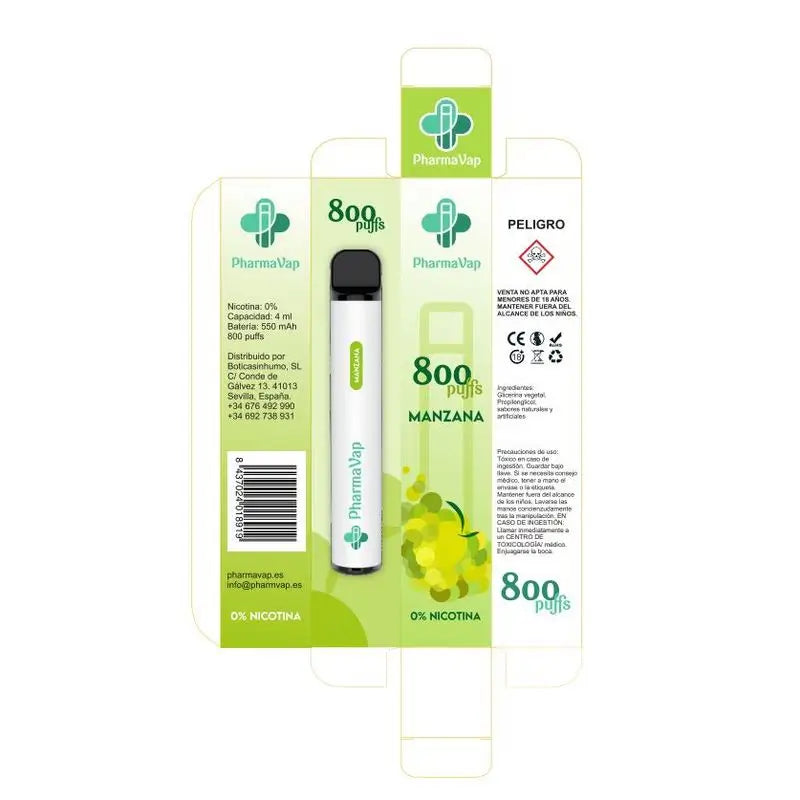 Pharmavap Vaper Apfel-Geschmack