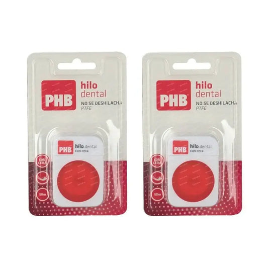 Phb Zahnseide mit Wachs, 2X50 M
