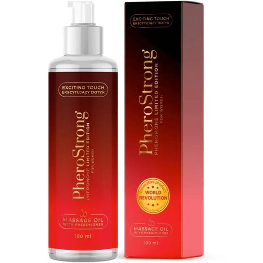 Pherostrong Women's Limited Edition Massageöl , 100 ml