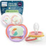 Philips Avent 2 Schnuller Ultra Air Night-Time +18m Baby Mädchen