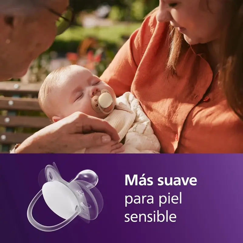 Philips Avent 2 ultraweiche Schnuller 0-6m Baby Mädchen