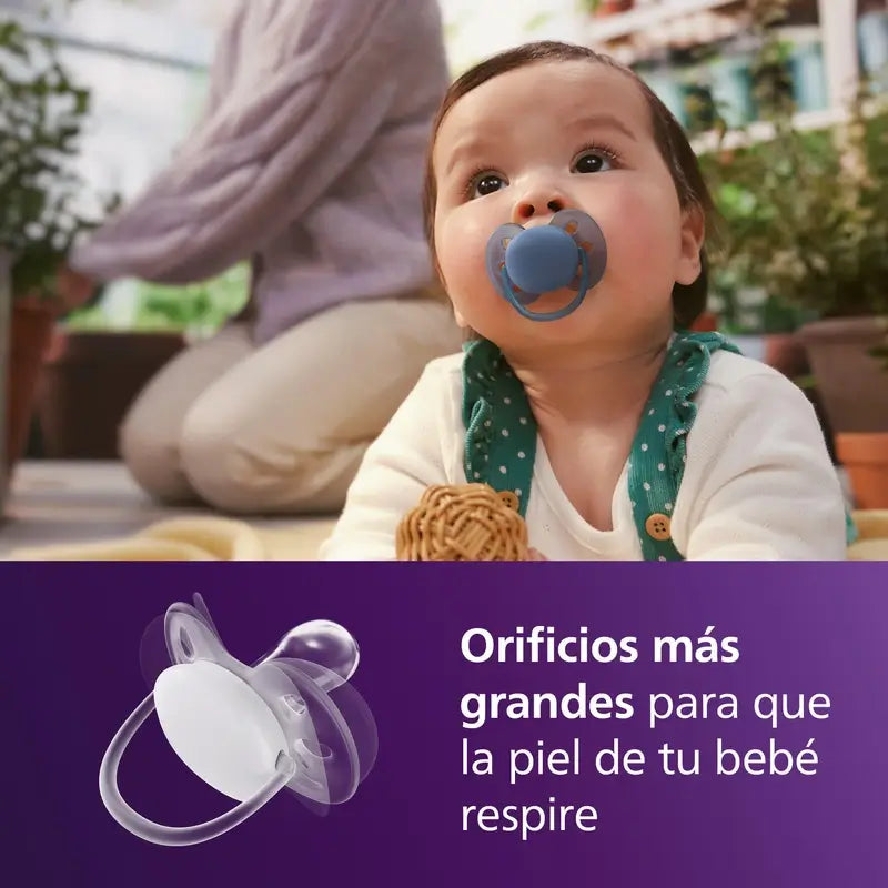Philips Avent 2 ultra weiche Schnuller 6-18m neutral