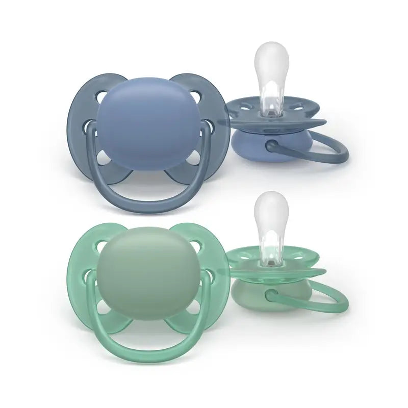 Philips Avent 2 ultra weiche Schnuller 6-18m Baby Junge