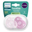 Philips Avent Soothie Soothing 2 Schnuller 0-6m Baby Mädchen