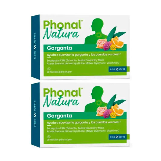 Phonal Natura Duplo Throat, 2 x 20 Lutschtabletten