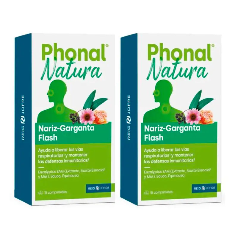 Phonal Natura Duplo Nasen-Rachen-Blitz, 2 x 15 Tabletten