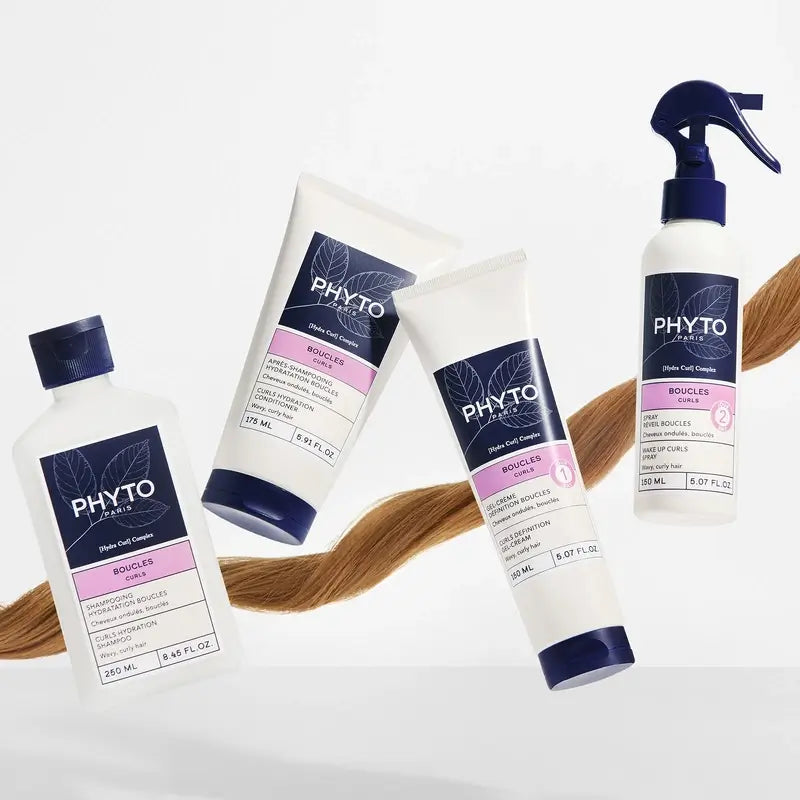 Phyto Curls Feuchtigkeits-Shampoo für Locken, 250 ml