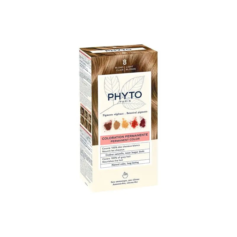 Phyto Colour 8 Permanent Colouring Light Blonde Shade