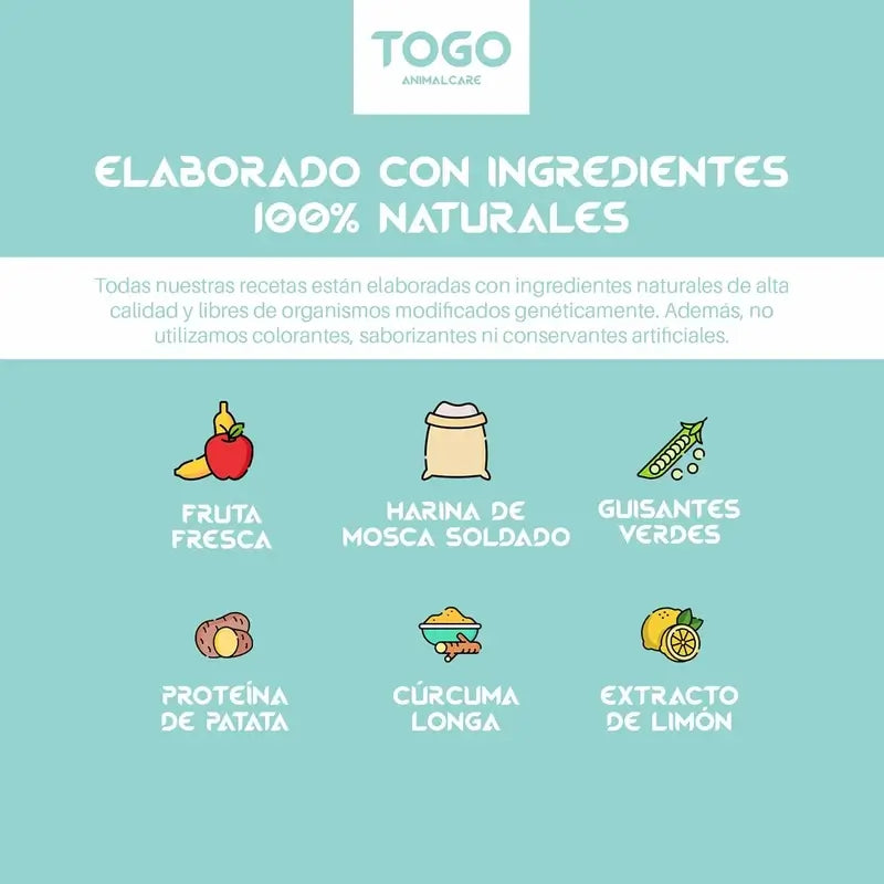 Togo Veggie Natural Getreidefreies Hundefutter, 12 kg