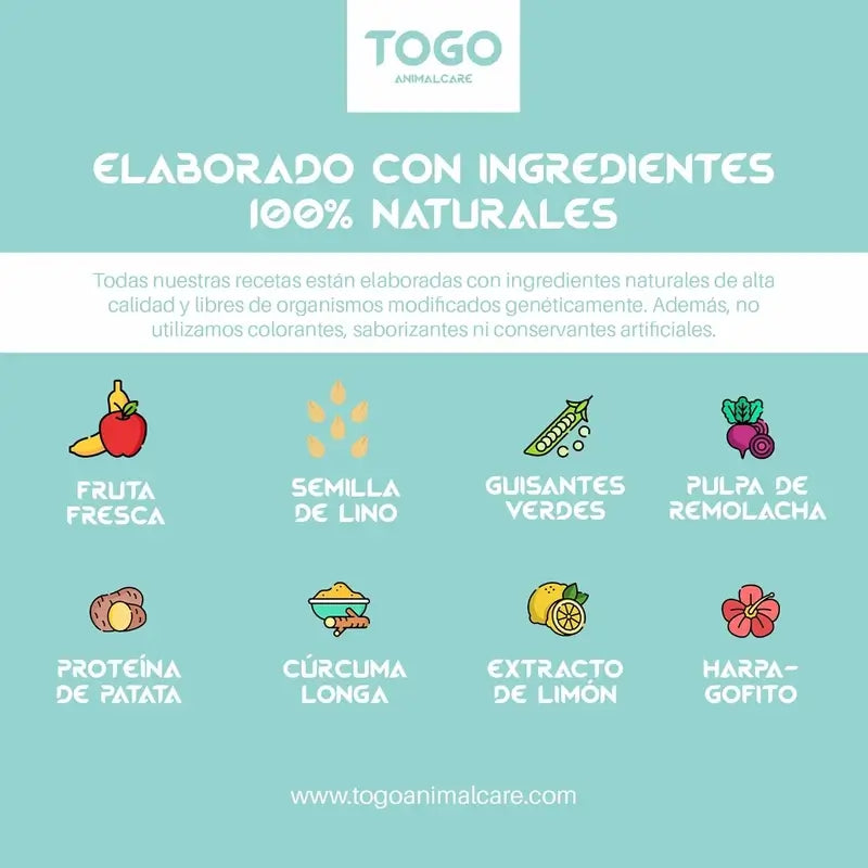 Togo Veggie Hypoallergenes getreidefreies Hundefutter, 4 kg