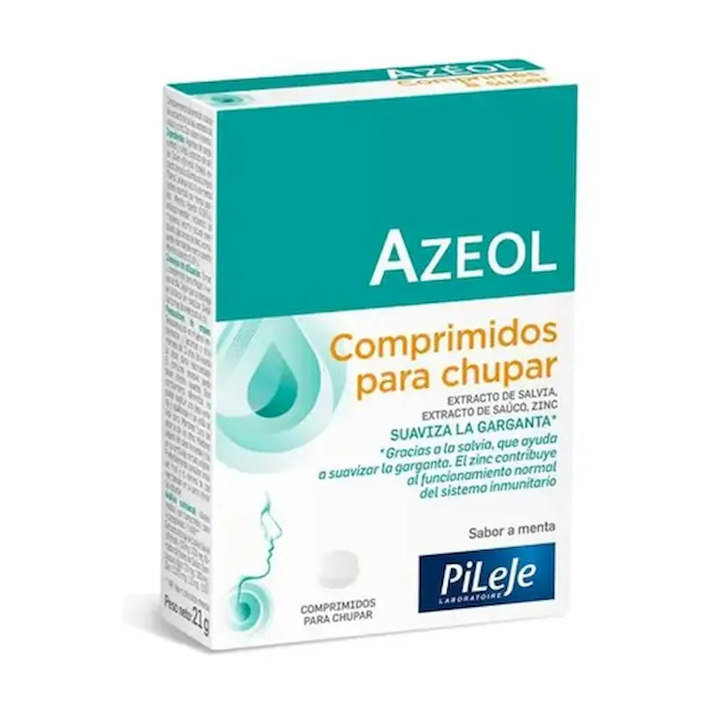 Pileje Azeol Throat Throat 30 Kautabletten