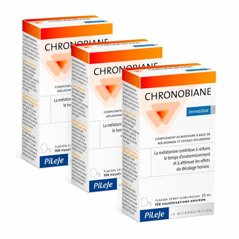 Pileje Chronobiane Instant-Packung, 3 x 20 ml