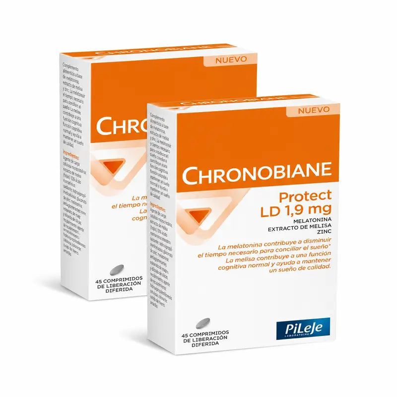Pileje Chronobiane Ld Protect 1,9 mg, Packung mit 2 x 45 Tabletten