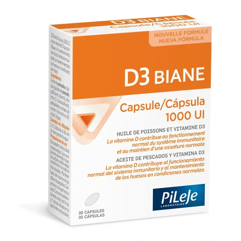 Pileje D3 Biane 1000 IU 30 Kapseln