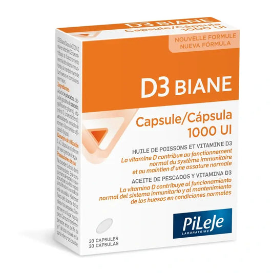 Pileje D3 Biane 1000 IU 30 Kapseln