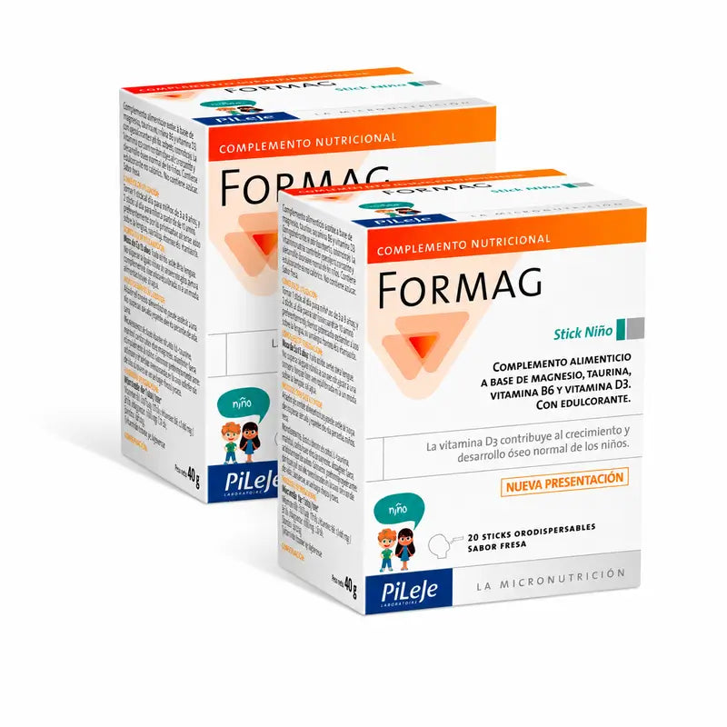 Pileje Formag Kinder-Erdbeere, 2er-Pack à 20 Sticks